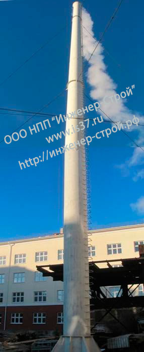 Разработка проекта: «Замена дымовой трубы котельной ИГЭУ, расположенной по адресу: г. Иваново, ул. Рабфаковская, д.34